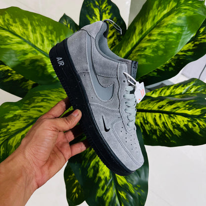 Shoes nike airforce 1 suede leather grey