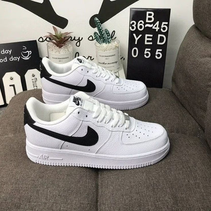 Shoes nike airforce 1 white black swoosh